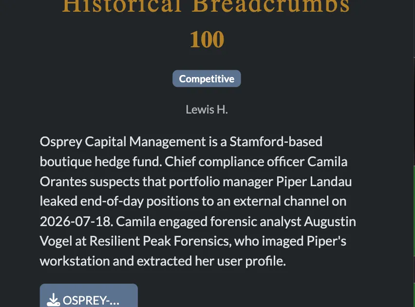 Historical Breadcrumbs