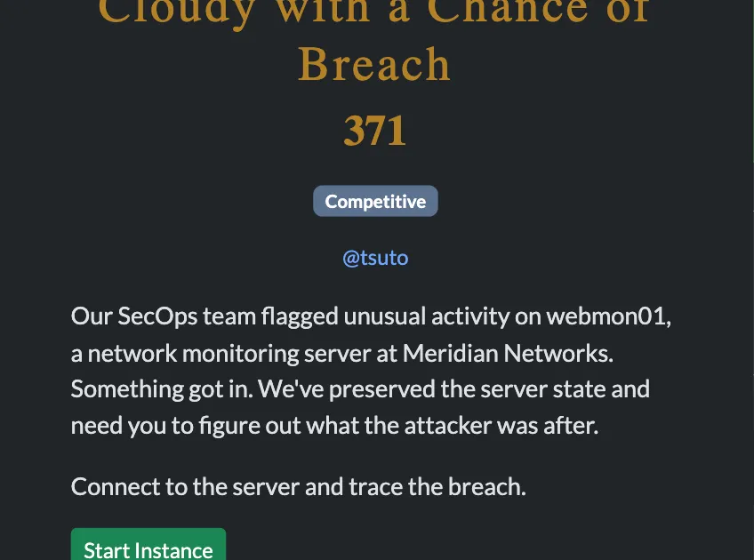 Cloudy with a Chance of Breach